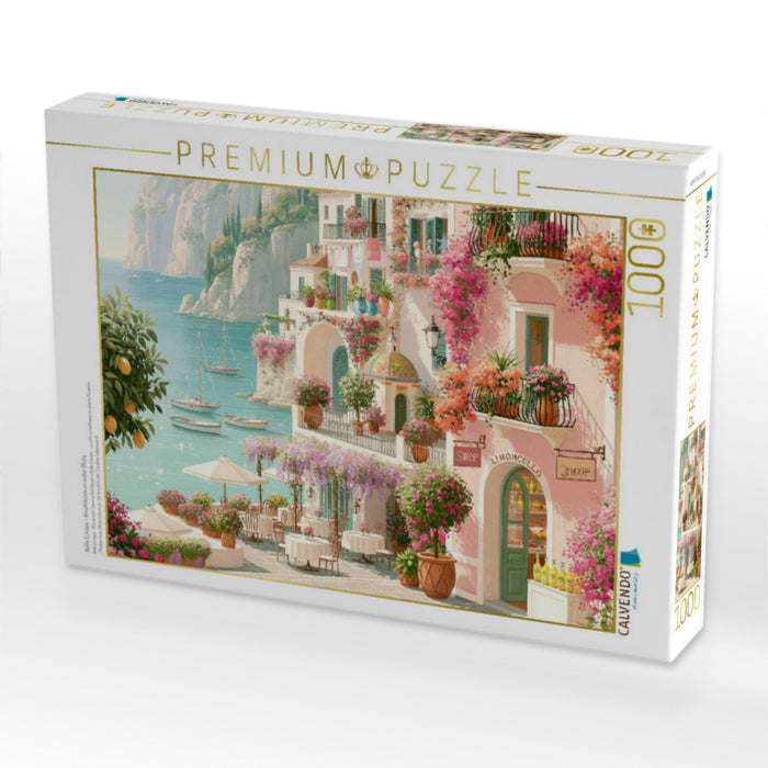 Bella Europa - Amalfiküste in voller Blüte - CALVENDO Foto-Puzzle'