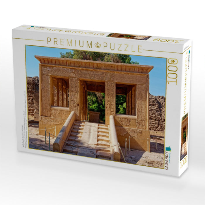 Weiße Kapelle Sesostris I. (Karnak) - CALVENDO Foto-Puzzle'