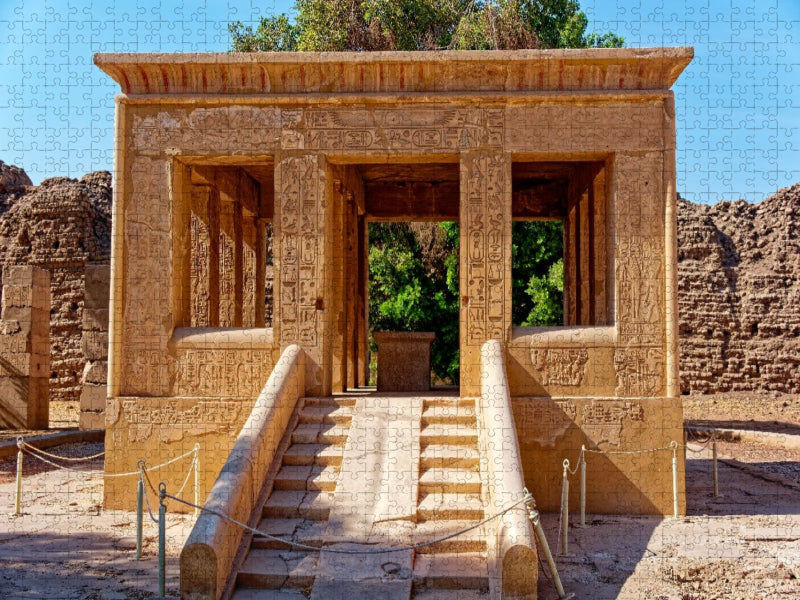 Weiße Kapelle Sesostris I. (Karnak) - CALVENDO Foto-Puzzle'