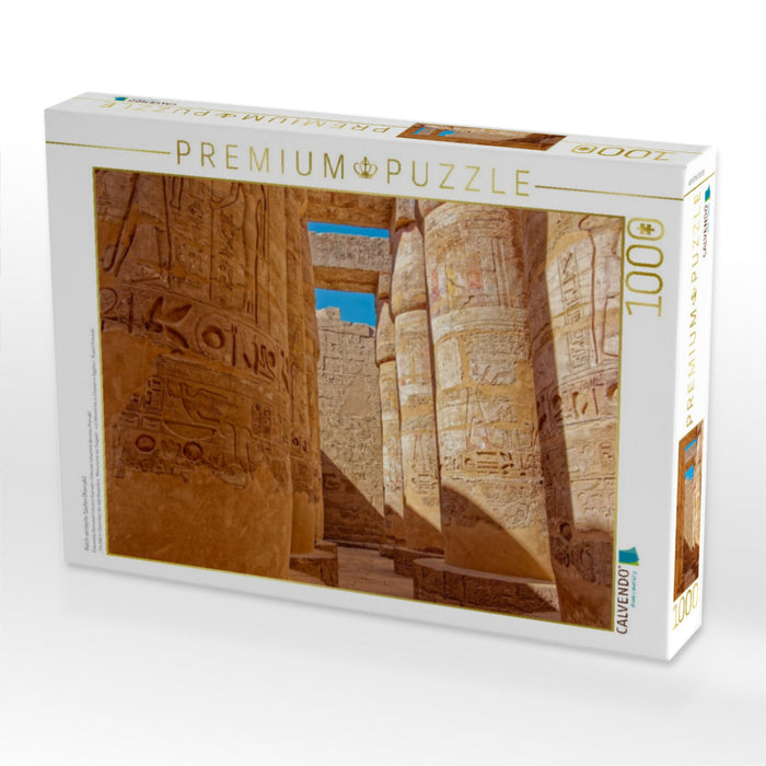 Reich verzierte Säulen (Karnak) - CALVENDO Foto-Puzzle'