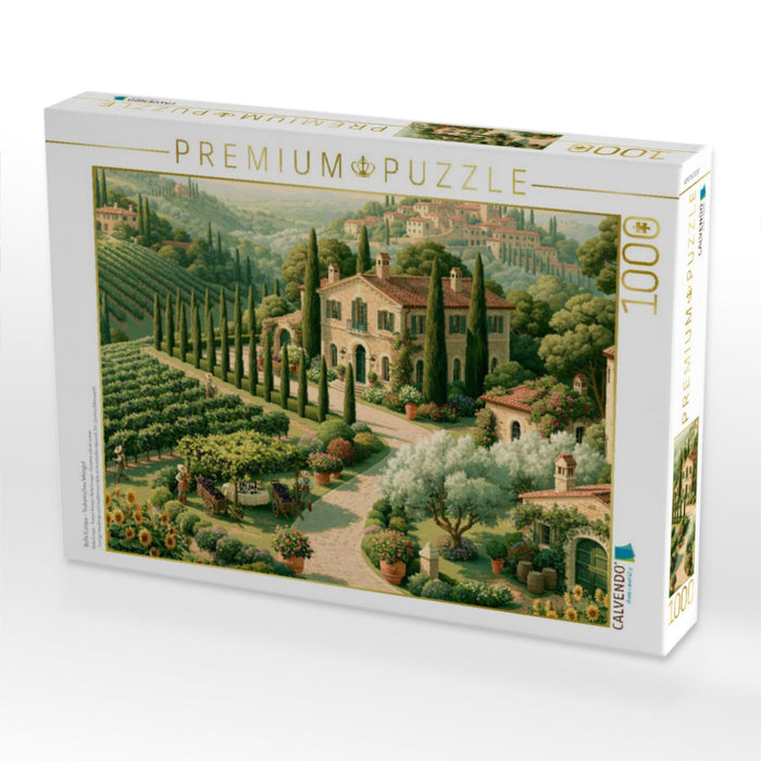 Bella Europa - Toskanisches Weingut - CALVENDO Foto-Puzzle'