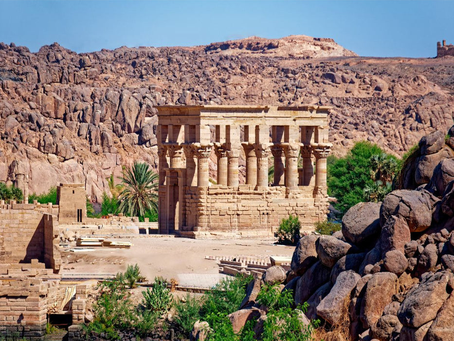 Trajan-Kiosk des Augustus im Tempel von Philae - CALVENDO Foto-Puzzle'