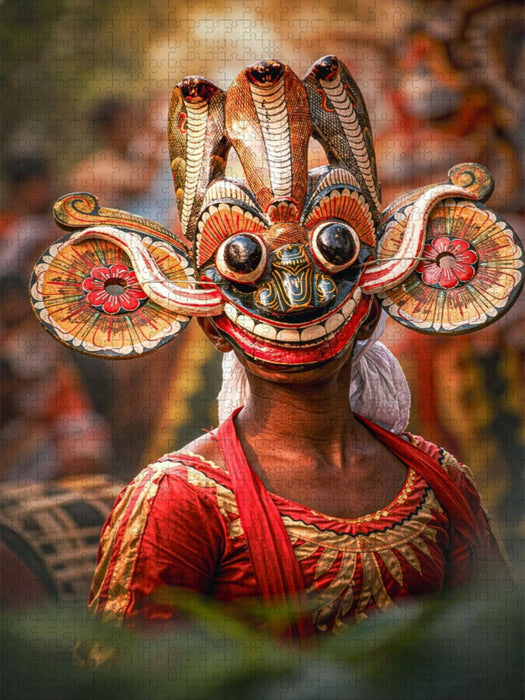 Maske der Ahnen – Rituale und Mythos Sri Lankas - CALVENDO Foto-Puzzle'