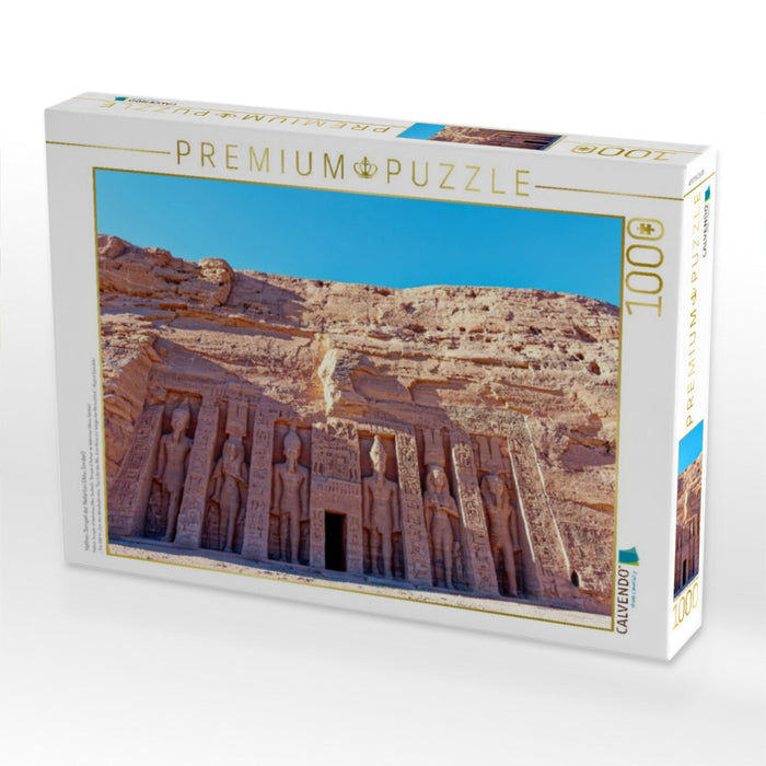 Hathor-Tempel der Nefertari (Abu Simbel) - CALVENDO Foto-Puzzle'