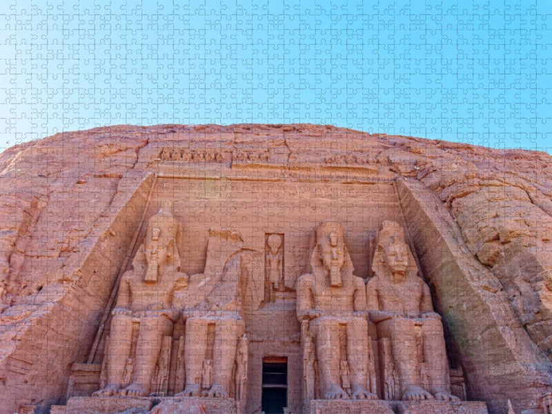 Großer Tempel Ramses II. (Abu Simbel) - CALVENDO Foto-Puzzle'