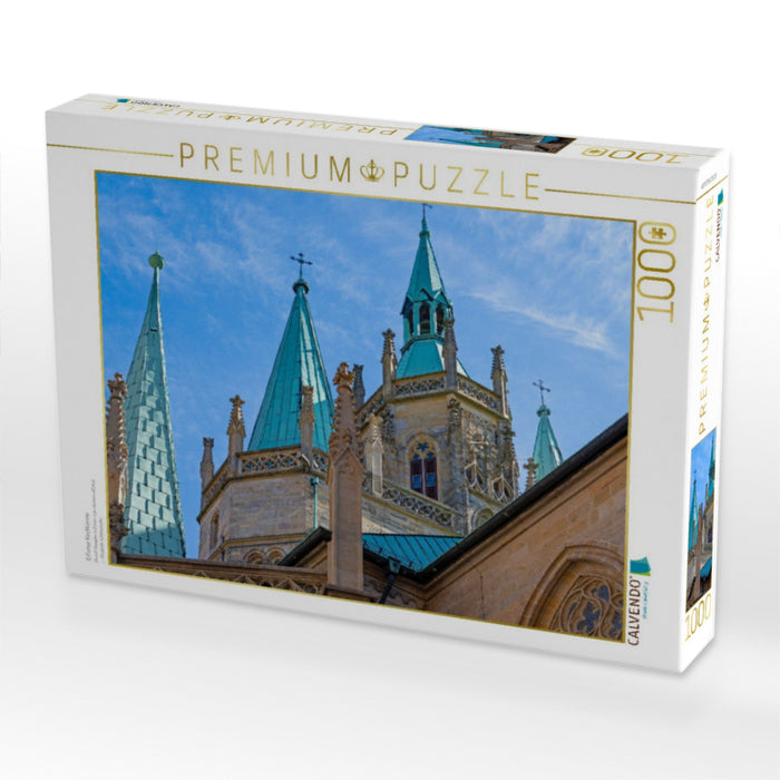 Erfurter Kirchtürme - CALVENDO Foto-Puzzle'
