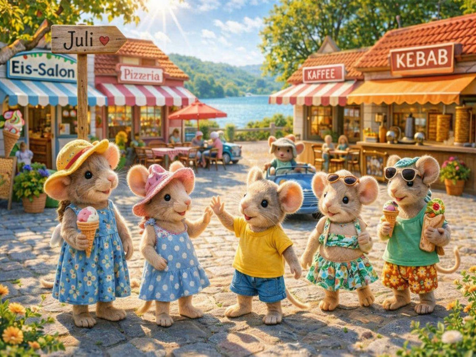 Sommerfreunde im Juli - CALVENDO Foto-Puzzle'