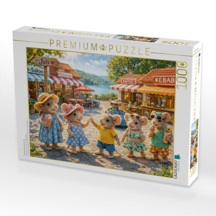 Sommerfreunde im Juli - CALVENDO Foto-Puzzle'