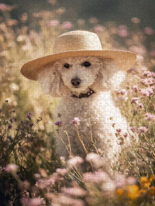 Ein Motiv aus dem Kalender Kleine Pudel, große Herzen - CALVENDO Foto-Puzzle'