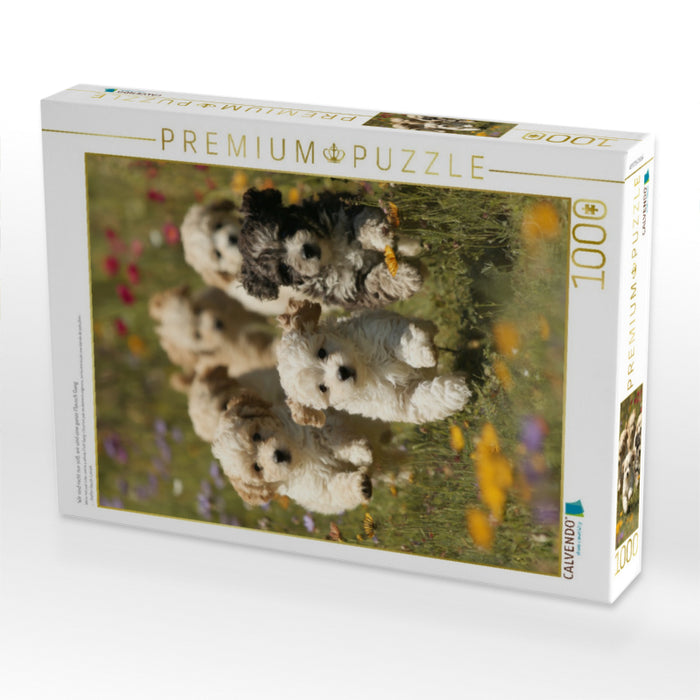Wir sind nicht nur süß, wir sind eine ganze Flausch Gang - CALVENDO Foto-Puzzle'