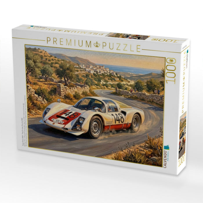 Targa Florio 1966 - Sieg für den Porsche 906 - CALVENDO Foto-Puzzle'