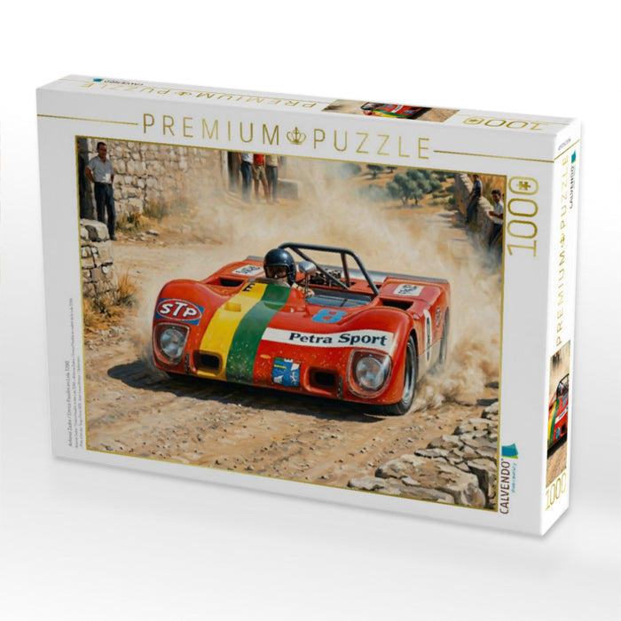 Antonio Zadra / Enrico Pasolini im Lola T290. - CALVENDO Foto-Puzzle'
