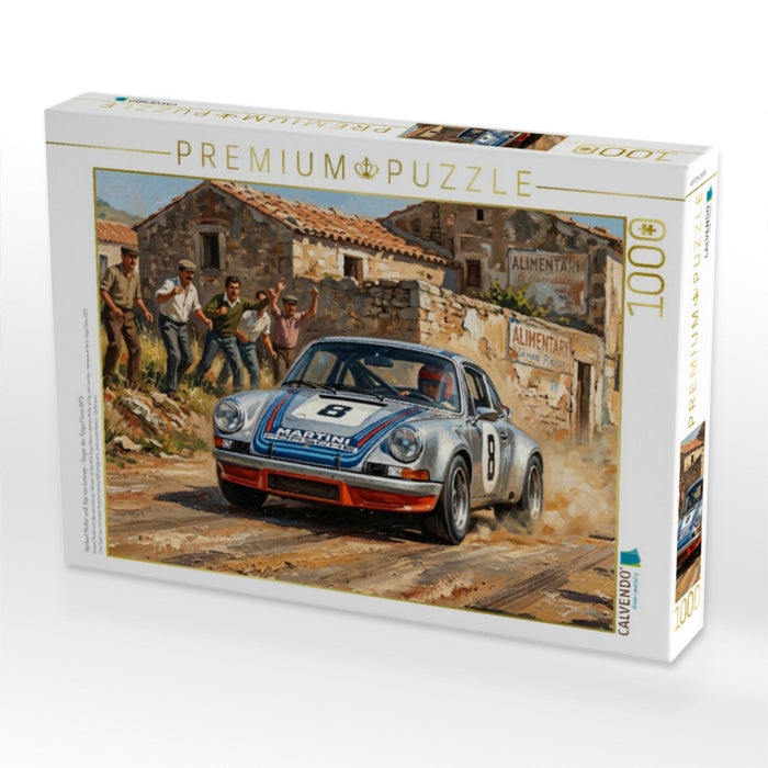 Herbert Müller und Gijs van Lennep - Sieger der Targa Florio 1973 - CALVENDO Foto-Puzzle'