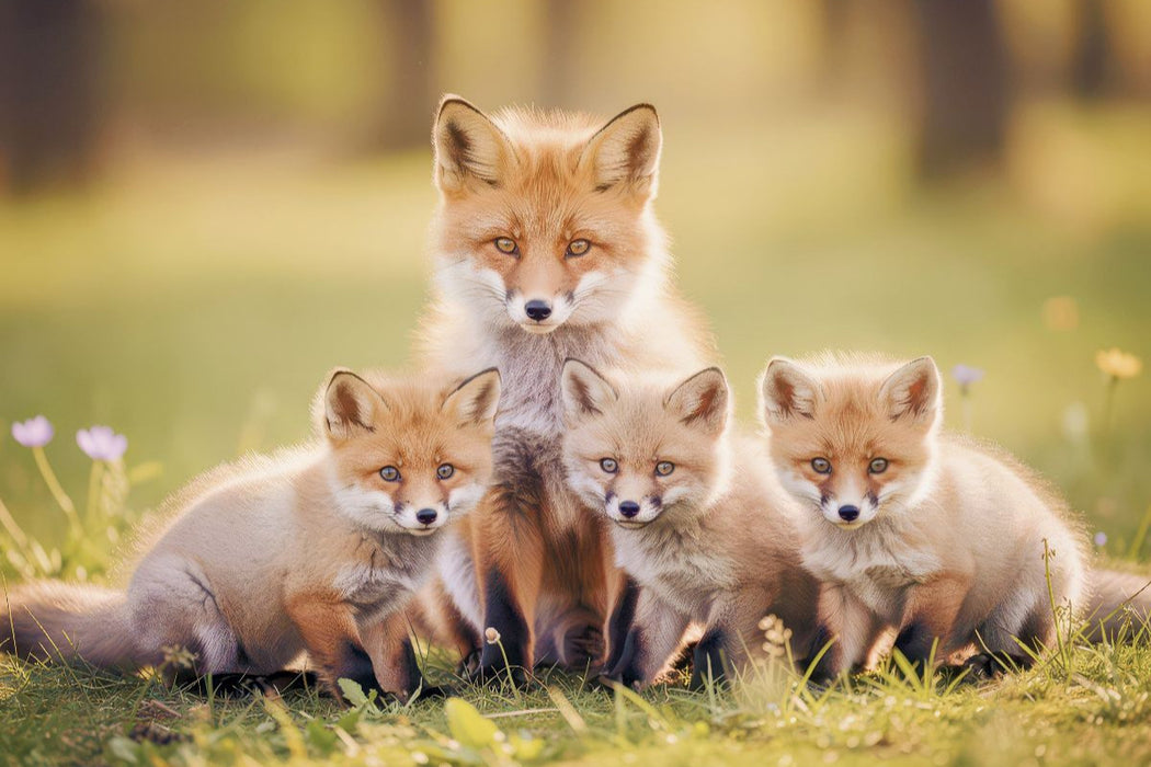 Premium Textil-Leinwand Wenn Farben flüstern könnten, würden sie Fuchs heißen.
