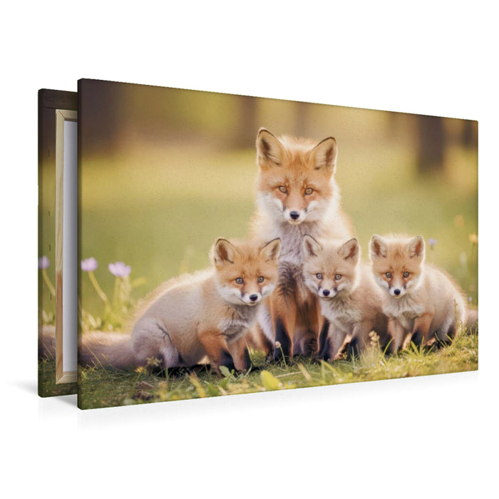 Premium Textil-Leinwand Wenn Farben flüstern könnten, würden sie Fuchs heißen.