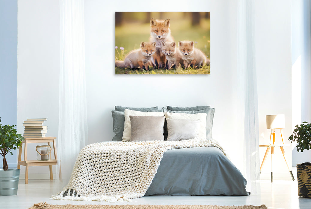 Premium Textil-Leinwand Wenn Farben flüstern könnten, würden sie Fuchs heißen.