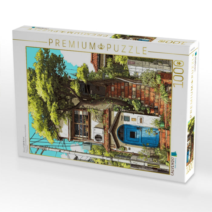 Haus auf Kyūshū-Insel - CALVENDO Foto-Puzzle'