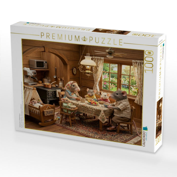 Frühstück im Rattenhaus - CALVENDO Foto-Puzzle'