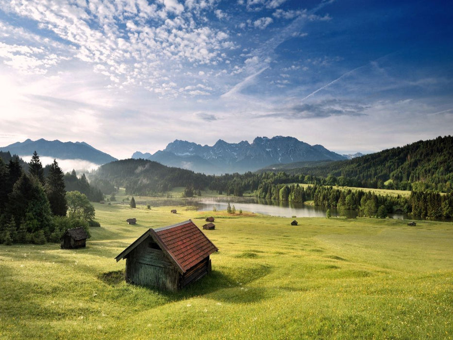 Alpenidylle am Geroldsee - CALVENDO Foto-Puzzle'