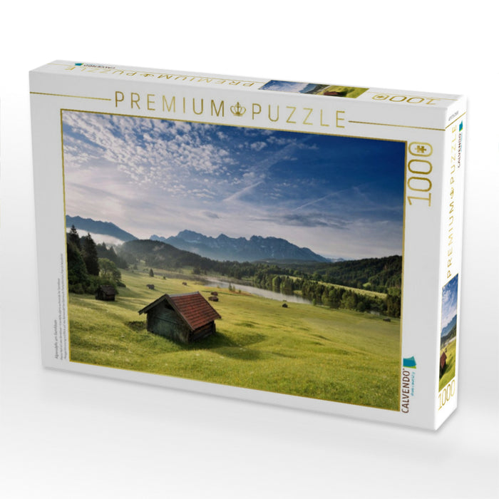 Alpenidylle am Geroldsee - CALVENDO Foto-Puzzle'
