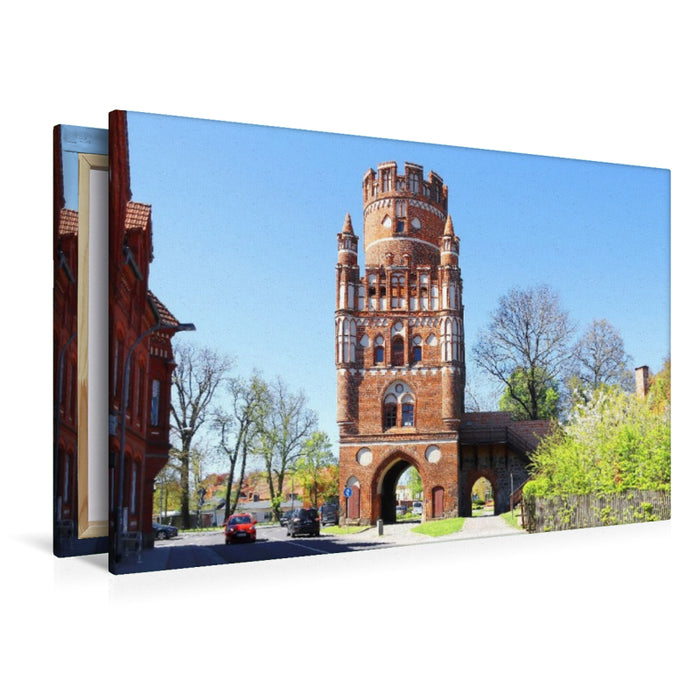 Premium Textil-Leinwand Stendal, Uenglinger Tor