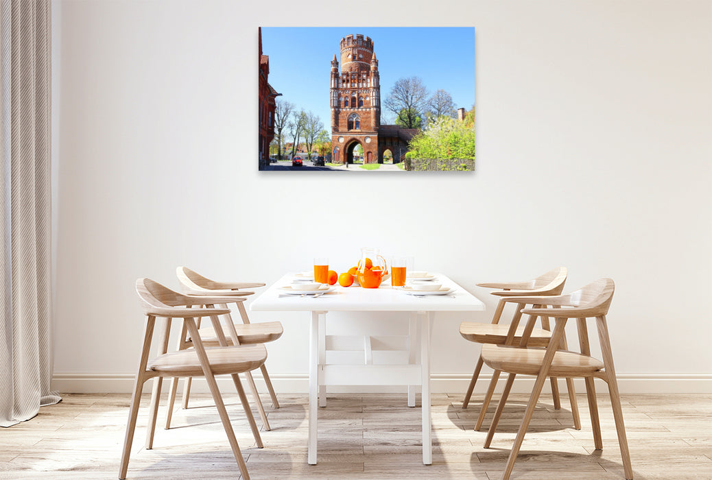 Premium Textil-Leinwand Stendal, Uenglinger Tor