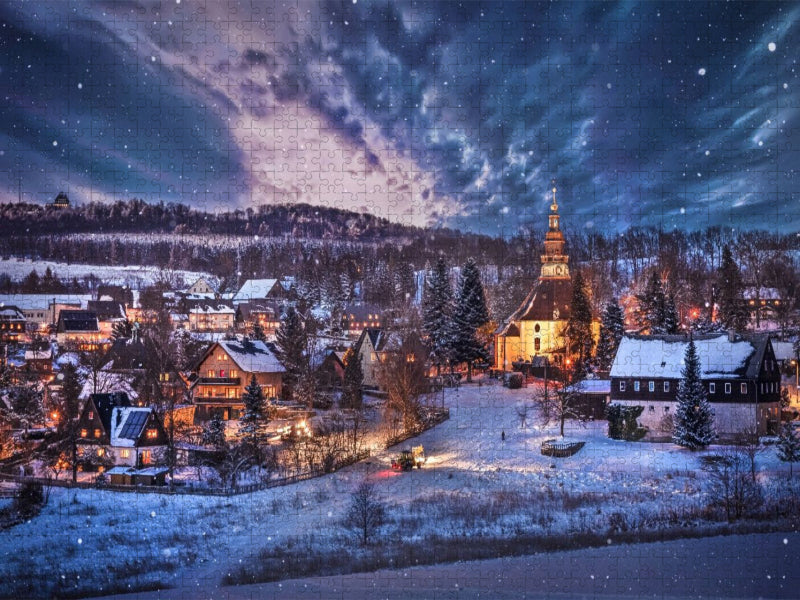 Weihnachten in Seiffen - CALVENDO Foto-Puzzle'