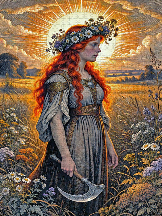 Die Braut der Sonnenwende - CALVENDO Foto-Puzzle'