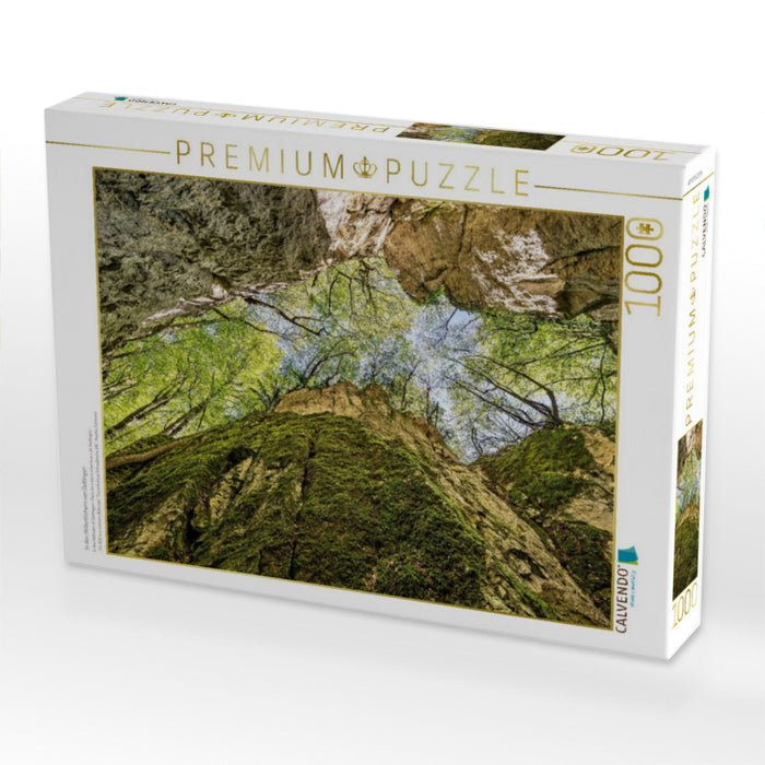 In den Höllenlöchern von Dettingen - CALVENDO Foto-Puzzle'