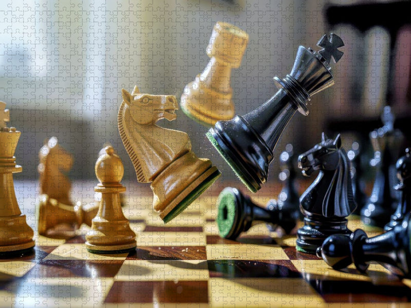 Ein Motiv aus dem Kalender Strategie auf dem Schachbrett - CALVENDO Foto-Puzzle'