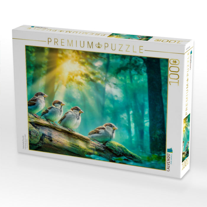 Flatterhafte Freunde - CALVENDO Foto-Puzzle'
