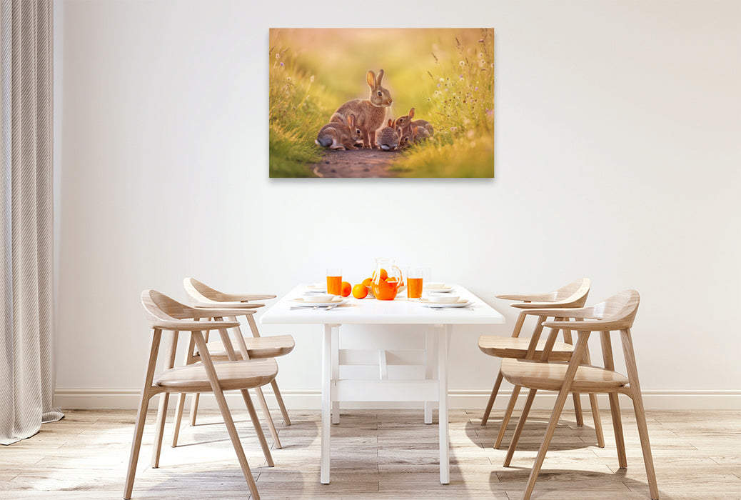 Premium Textil-Leinwand Ein Motiv aus dem Kalender Zwischen den Feldern