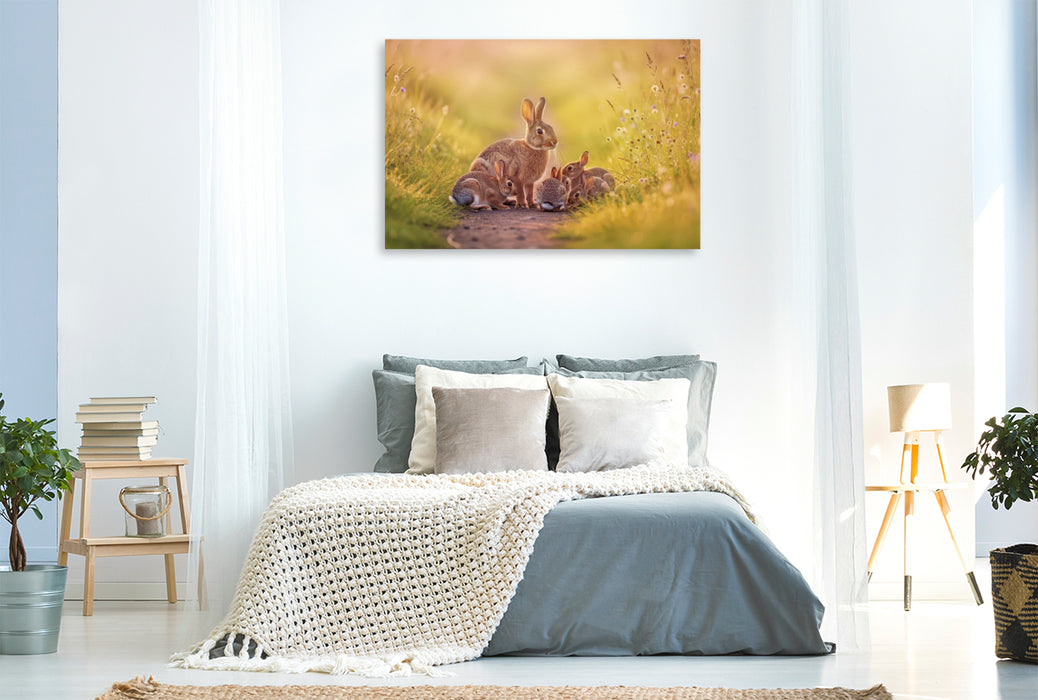 Premium Textil-Leinwand Ein Motiv aus dem Kalender Zwischen den Feldern