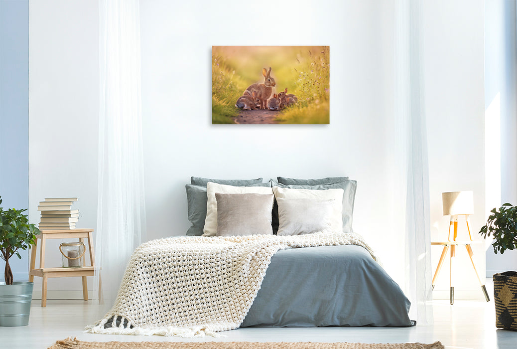 Premium Textil-Leinwand Ein Motiv aus dem Kalender Zwischen den Feldern