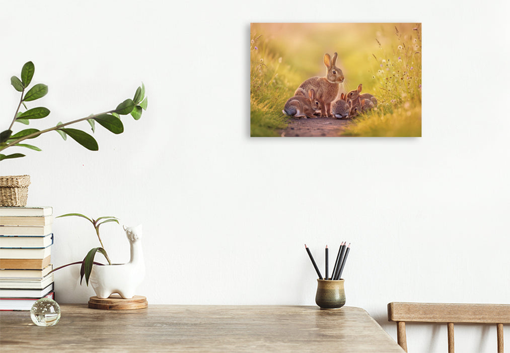 Premium Textil-Leinwand Ein Motiv aus dem Kalender Zwischen den Feldern