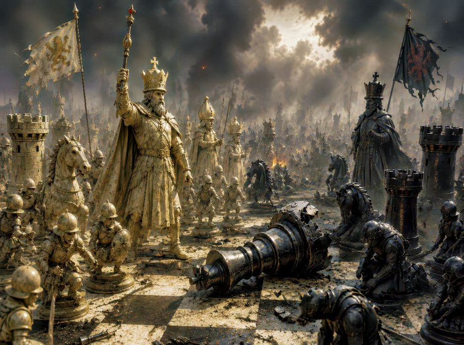 Ein König fällt. Eine Legende entsteht. - CALVENDO Foto-Puzzle'
