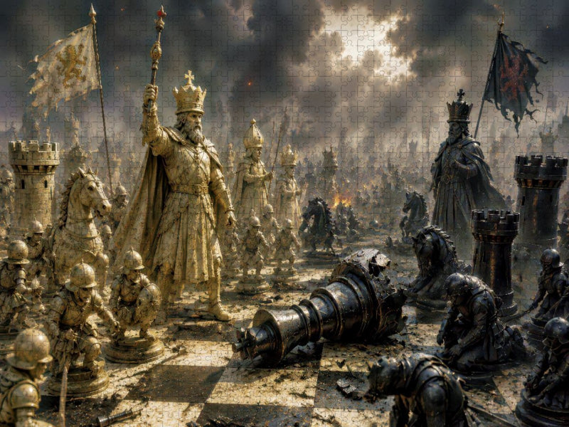 Ein König fällt. Eine Legende entsteht. - CALVENDO Foto-Puzzle'