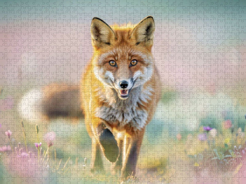 Tierwelt zwischen den Feldern. - CALVENDO Foto-Puzzle'
