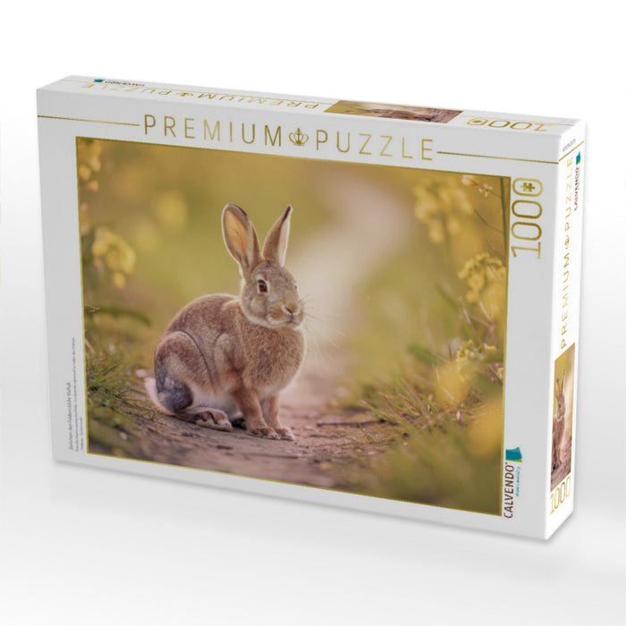 Zwischen den Feldern blüht Vielfalt. - CALVENDO Foto-Puzzle'