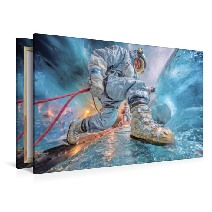 Premium Textil-Leinwand Viele Abenteuer im Kosmos