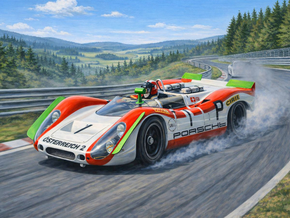 Beim 1000-km-Rennen auf dem Nürburgring 1969 siegten Jo Siffert und Brian Redman mit ihrem Porsche 908/02. - CALVENDO Foto-Puzzle'