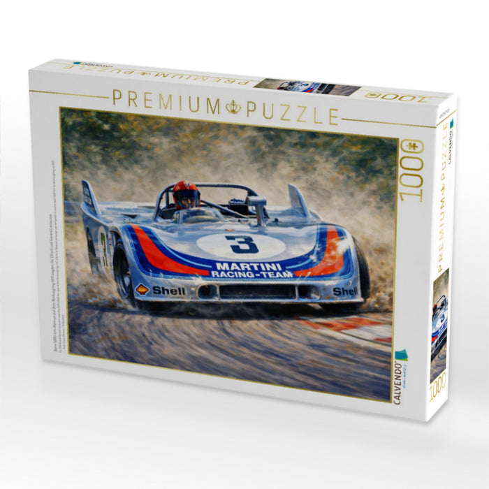 Beim 1000-km-Rennen auf dem Nürburgring 1971 siegten Vic Elford und Gérard Larrousse - CALVENDO Foto-Puzzle'
