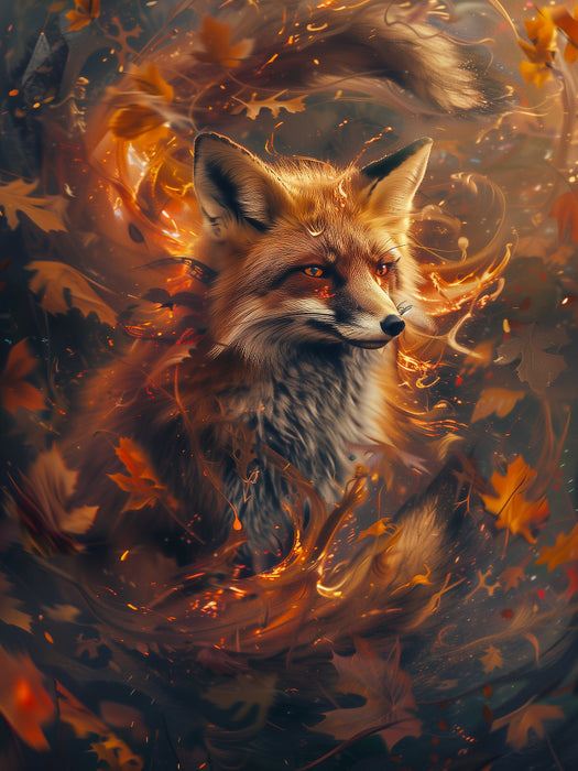 Herbstfuchs - CALVENDO Foto-Puzzle'