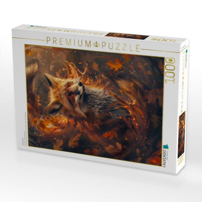 Herbstfuchs - CALVENDO Foto-Puzzle'