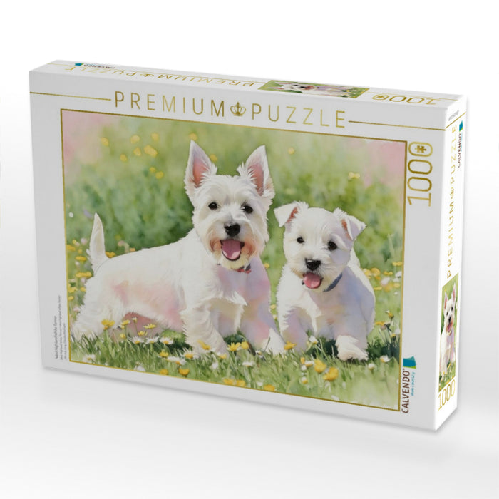 West Highland White Terrier - CALVENDO Foto-Puzzle'