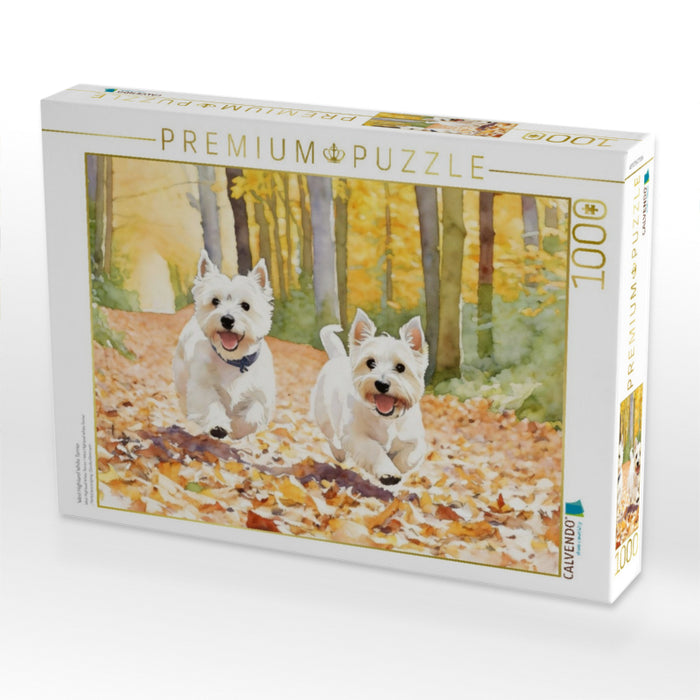 West Highland White Terrier - CALVENDO Foto-Puzzle'