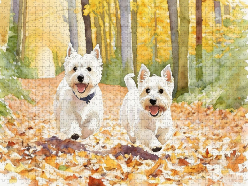 West Highland White Terrier - CALVENDO Foto-Puzzle'