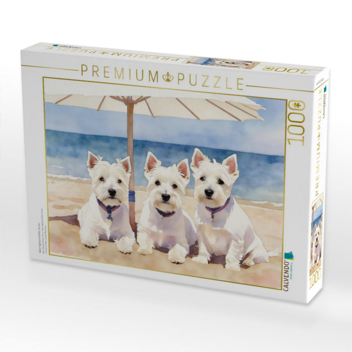 West Highland White Terrier - CALVENDO Foto-Puzzle'