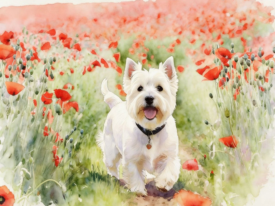 West Highland White Terrier - CALVENDO Foto-Puzzle'