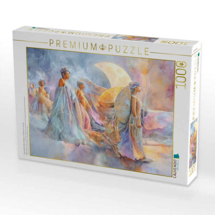 Traumhafte Welt in Balance mit Mensch und Tier - CALVENDO Foto-Puzzle'